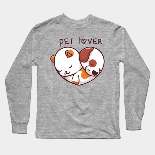 pet lover Long Sleeve T-Shirt by Norzeatic